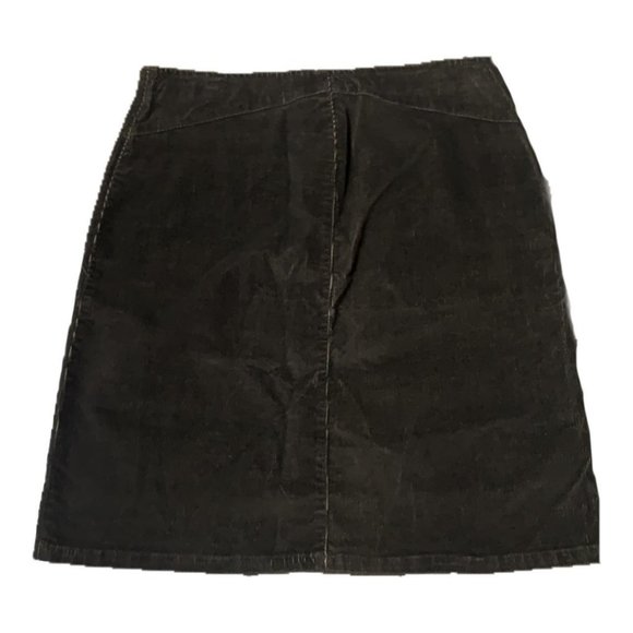 vintage dark grey corduroy skirt - Picture 2 of 3